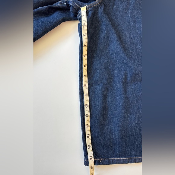 We The Free Curvy Antonia Crop Culotte Jeans/Shorts, Deep Blue, Wmns Sz 26, NWT - Picture 13 of 15